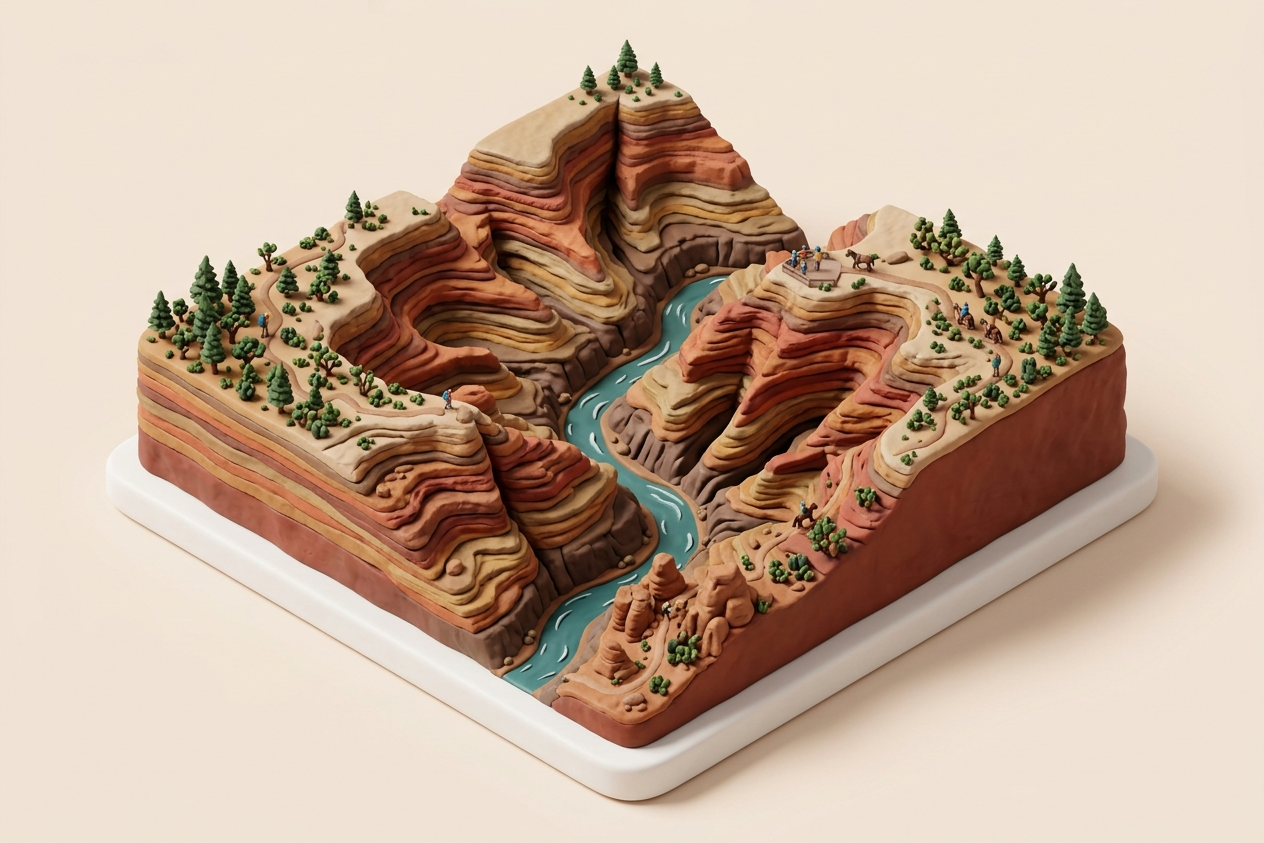 matte print of The Grand Canyon