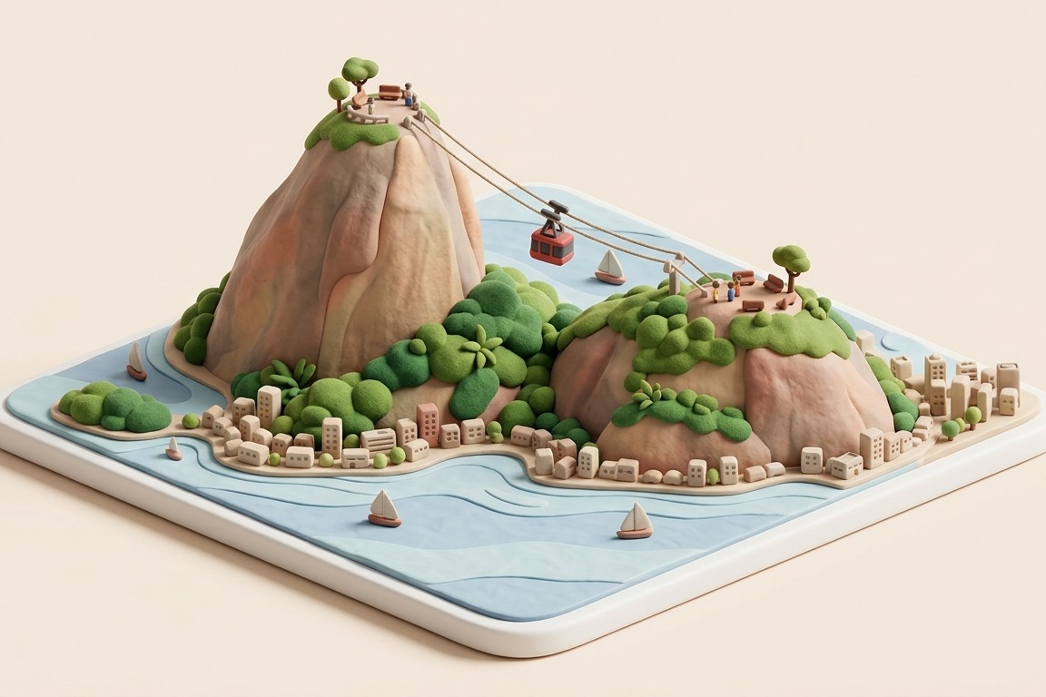 matte print of Pao de Acucar