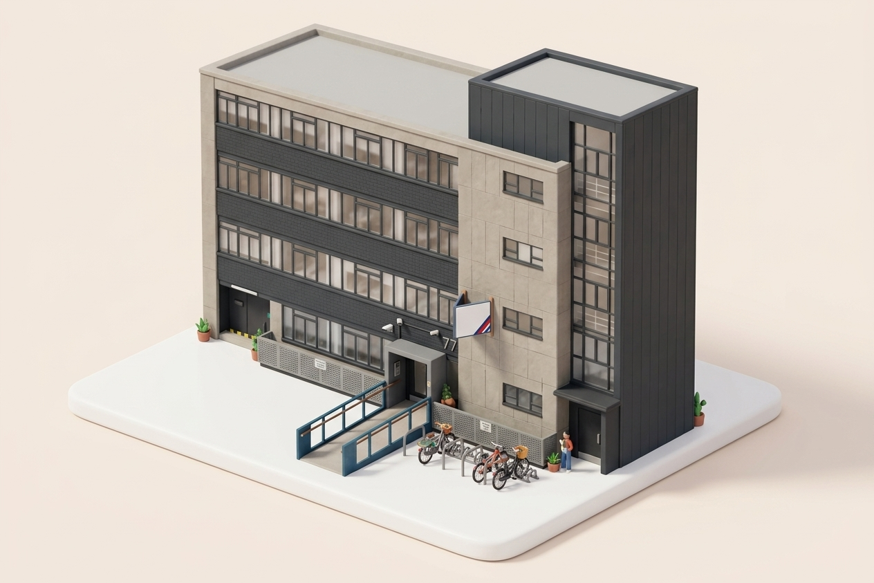 matte print of 77 Bastwick Street